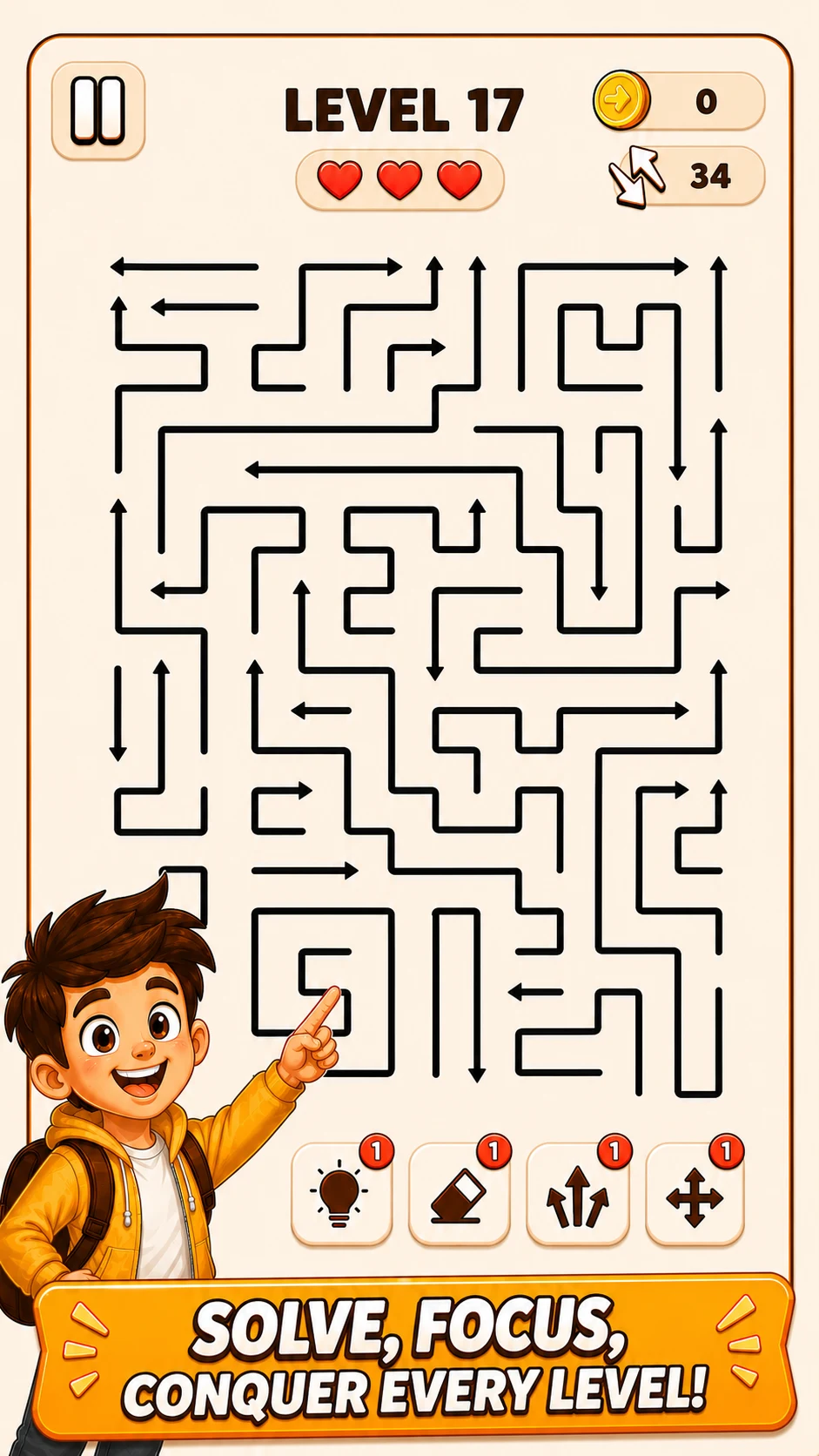 Arrow Out : Smart Escape screenshot