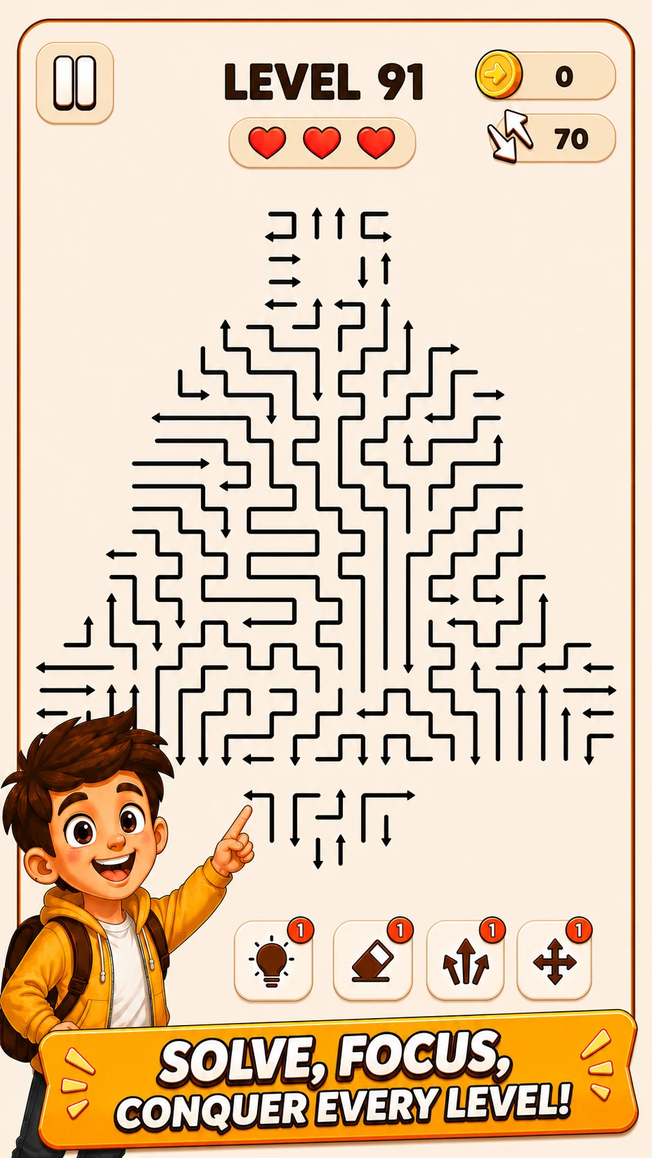 Arrow Out : Smart Escape screenshot